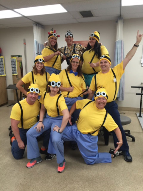 Our Rehab Team (aka Minions) Dress up for Halloween! | Nursing ...